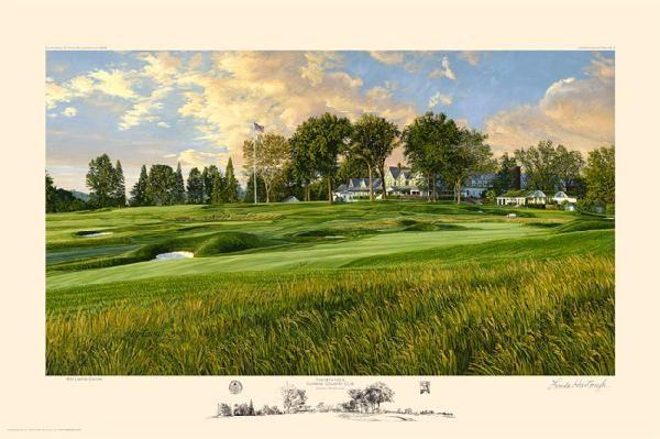 U.S. Open Golf Course Paintings